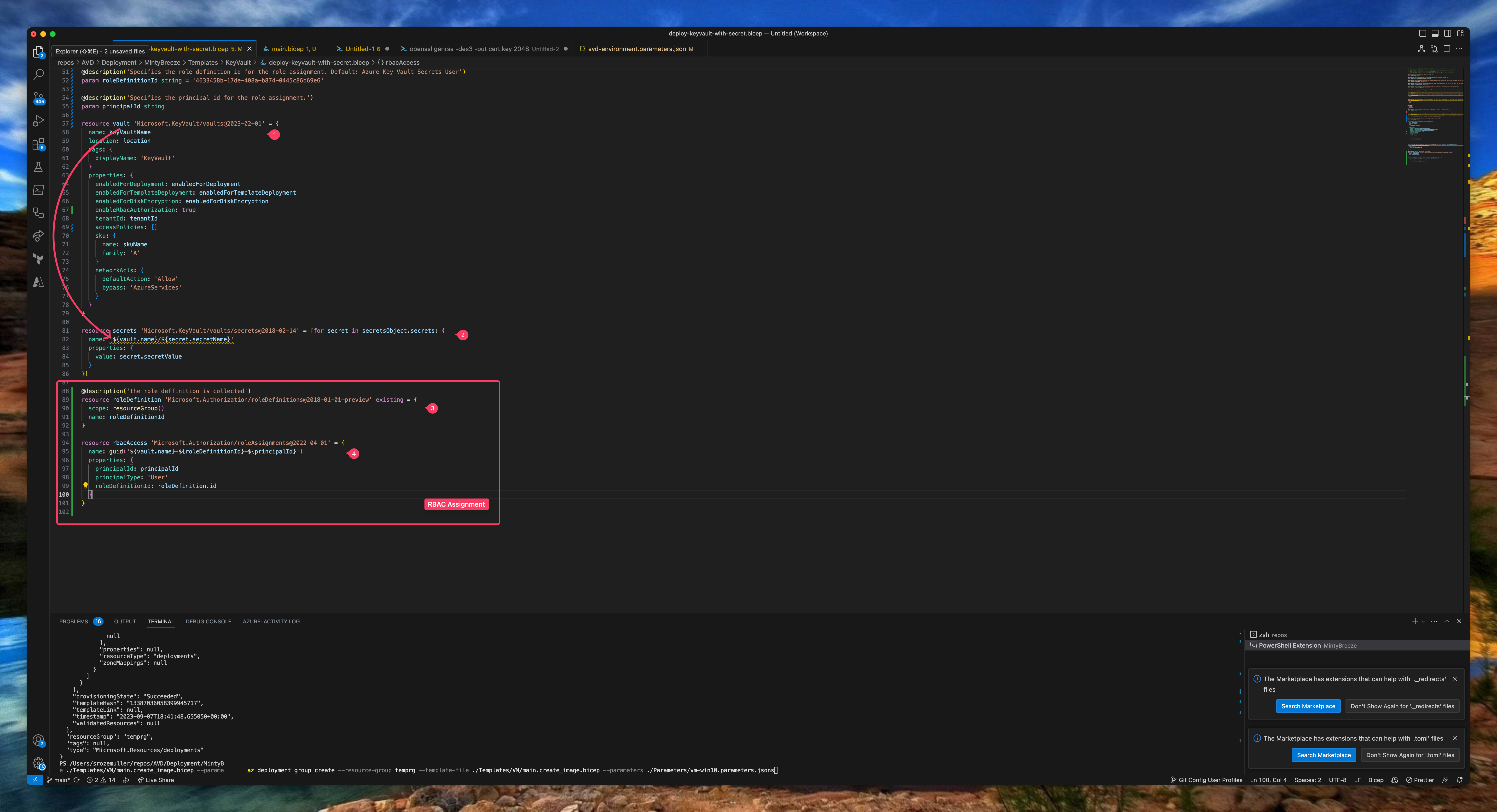 bicep-keyvault-template